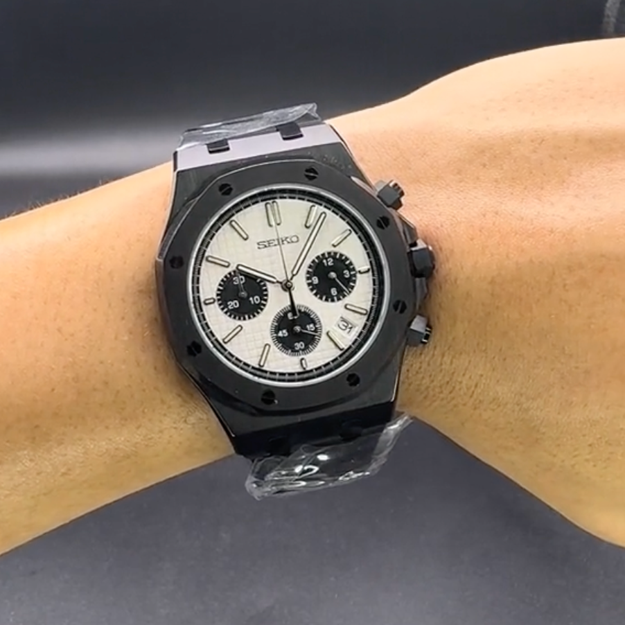 Royal Oak Chrono Panda Noir SeikoMod