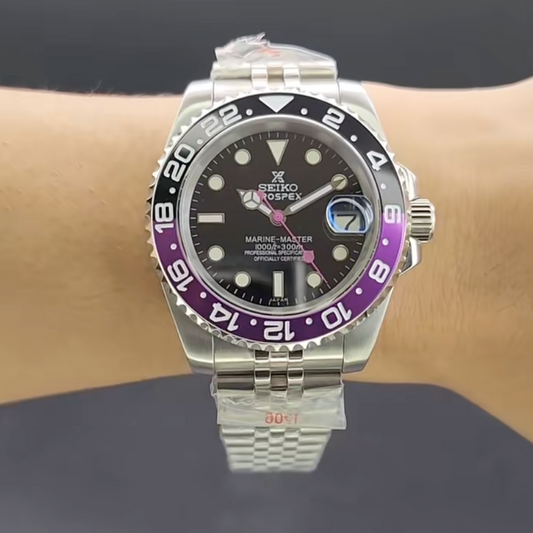 GMT Joker Noir-Violet Jubilee SeikoMod