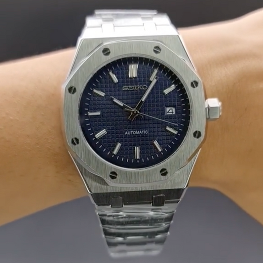 Royal Oak Bleu Acier SeikoMod