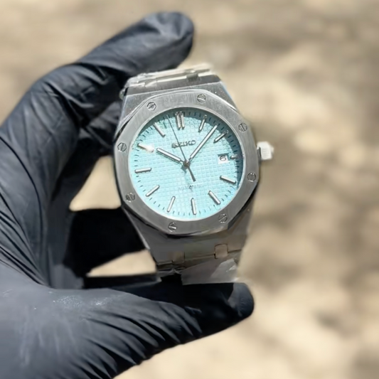 Royal Oak Tiffany Blue SeikoMod