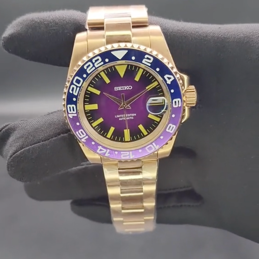 GMT Or Joker Violet SeikoMod