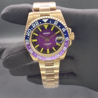 GMT Or Joker Violet SeikoMod