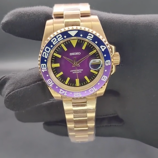 GMT Or Joker Violet SeikoMod