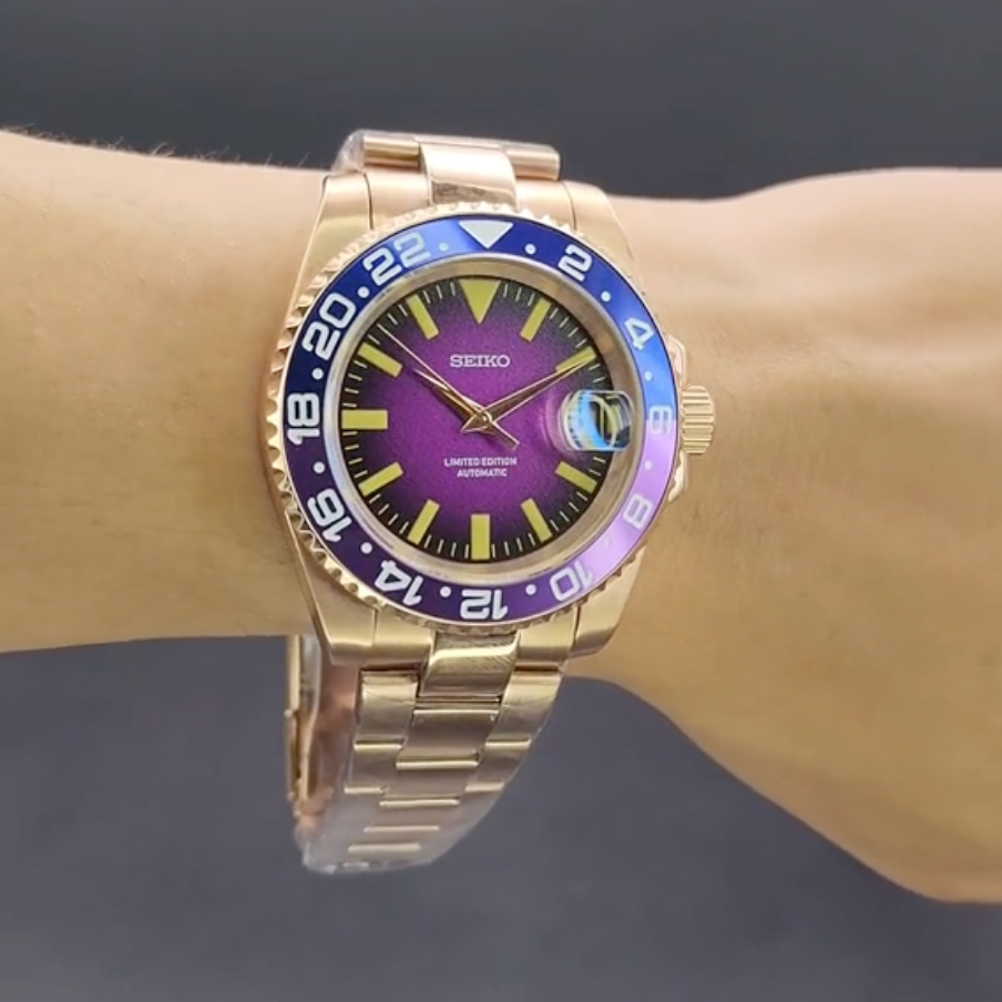 GMT Or Joker Violet SeikoMod