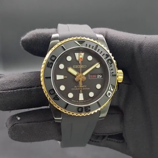 Submariner Noir Or Rubber SeikoMod