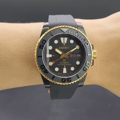 Submariner Noir Or Rubber SeikoMod