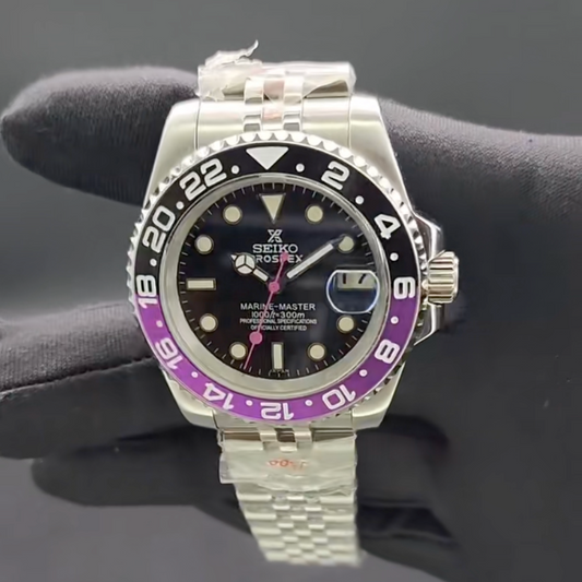 GMT Joker Noir-Violet Jubilee SeikoMod