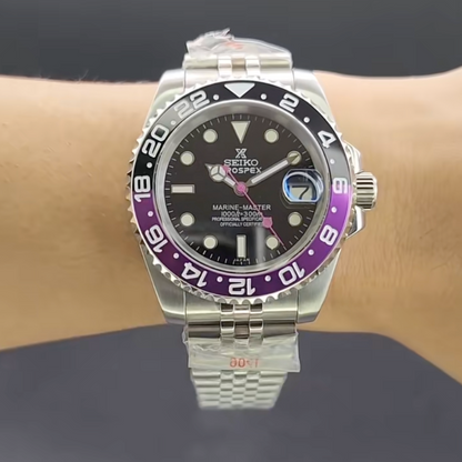 GMT Joker Noir-Violet Jubilee SeikoMod