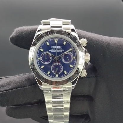 Daytona Ceramique Bleu Rubber SeikoMod