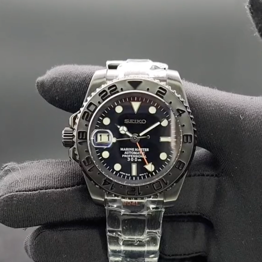 Submariner DLC Noir SeikoMod