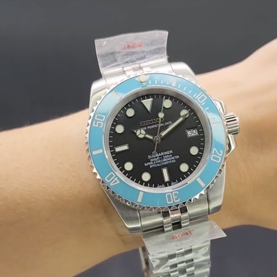 Submariner Bleu Ciel SeikoMod