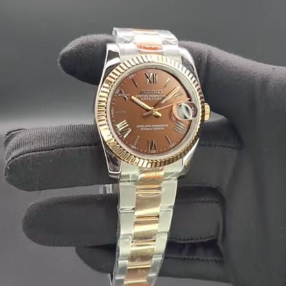 Datejust Chocolat SeikoMod