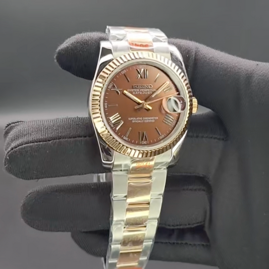 Datejust Chocolat SeikoMod