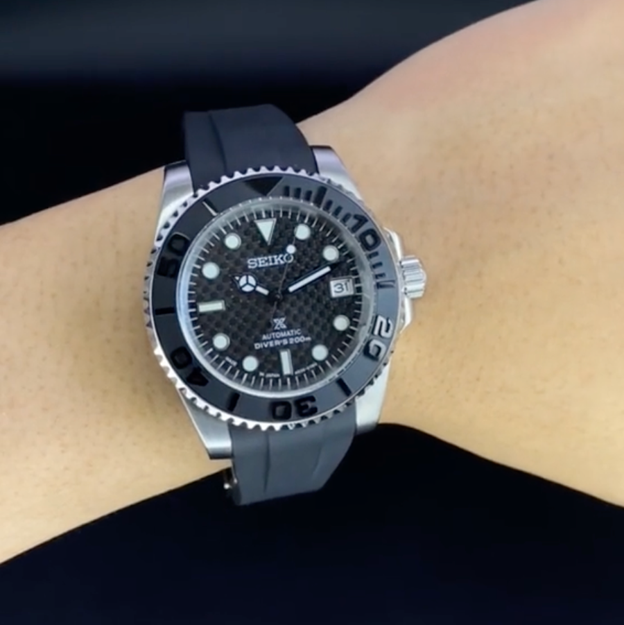 Submariner Marine Master Noir SeikoMod