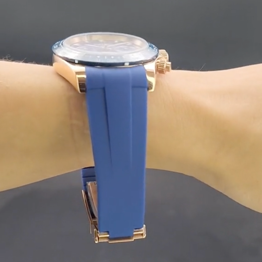 Daytona Or Bleu Rubber SeikoMod
