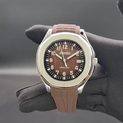 Nautilus Marron Rubber SeikoMod