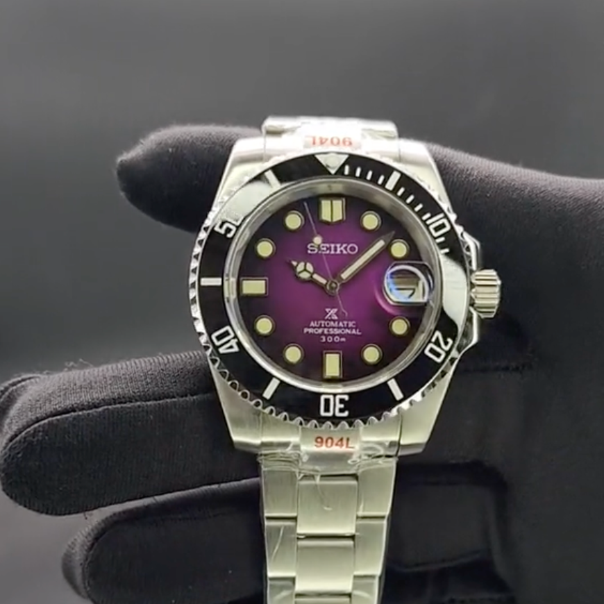 Submariner Violet SeikoMod