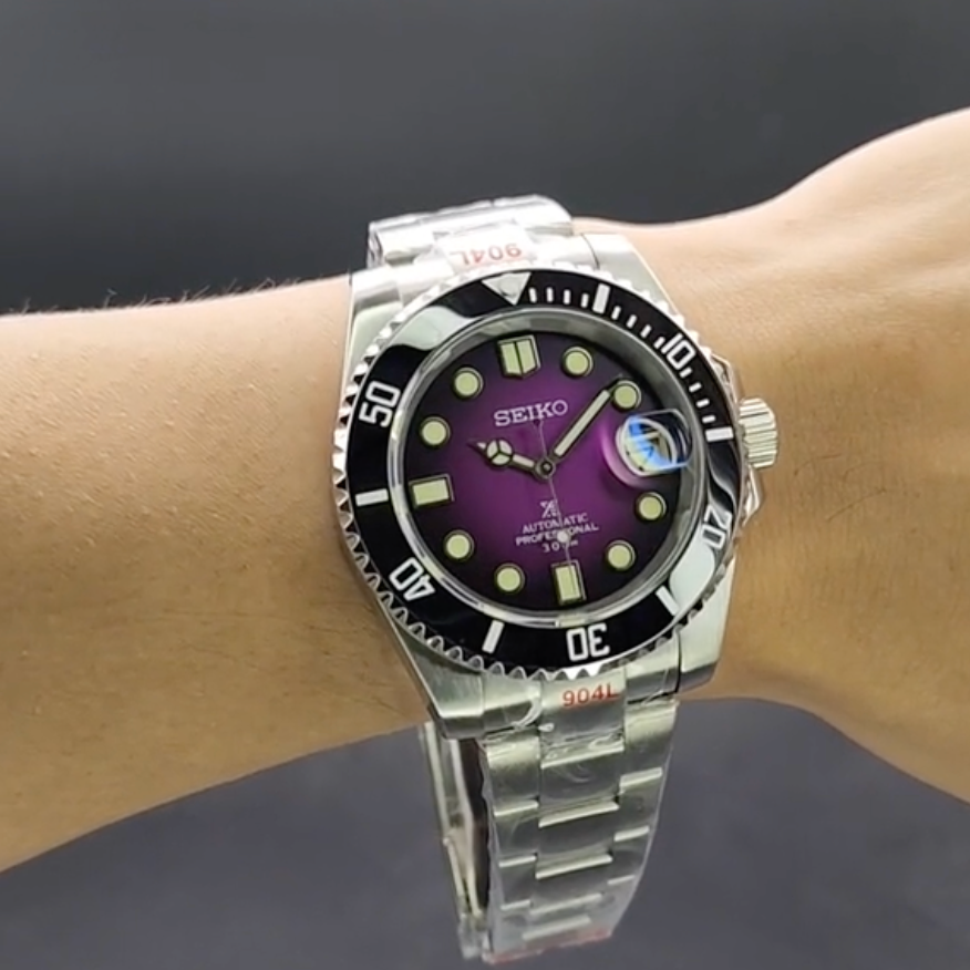 Submariner Violet SeikoMod