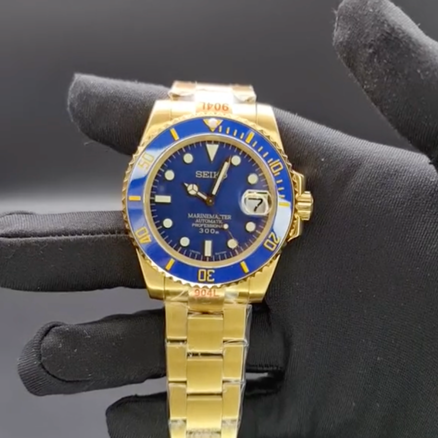 Submariner Or Bleu SeikoMod