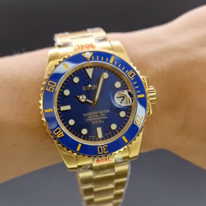 Submariner Or Bleu SeikoMod