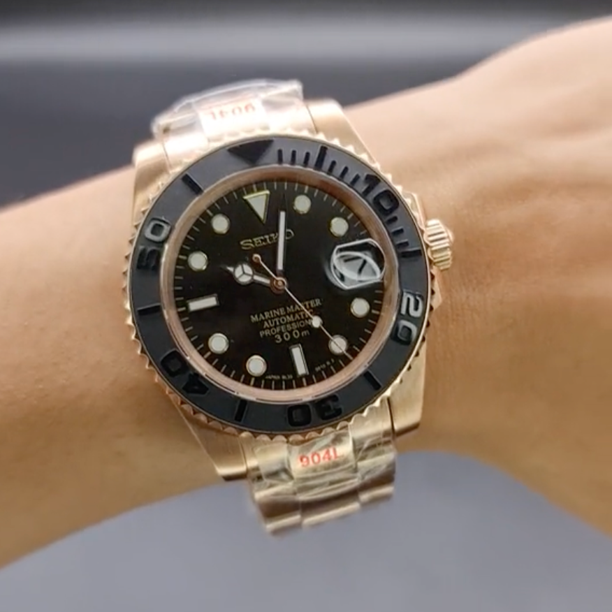 Submariner Or Noir SeikoMod