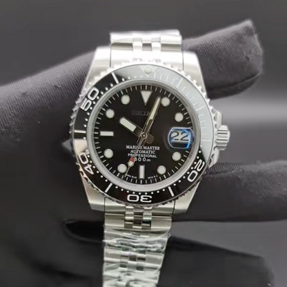 Submariner Noir Jubilee SeikoMod