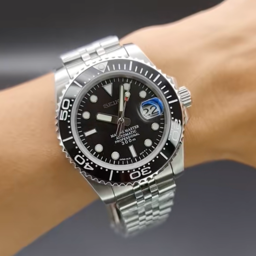 Submariner Noir Jubilee SeikoMod